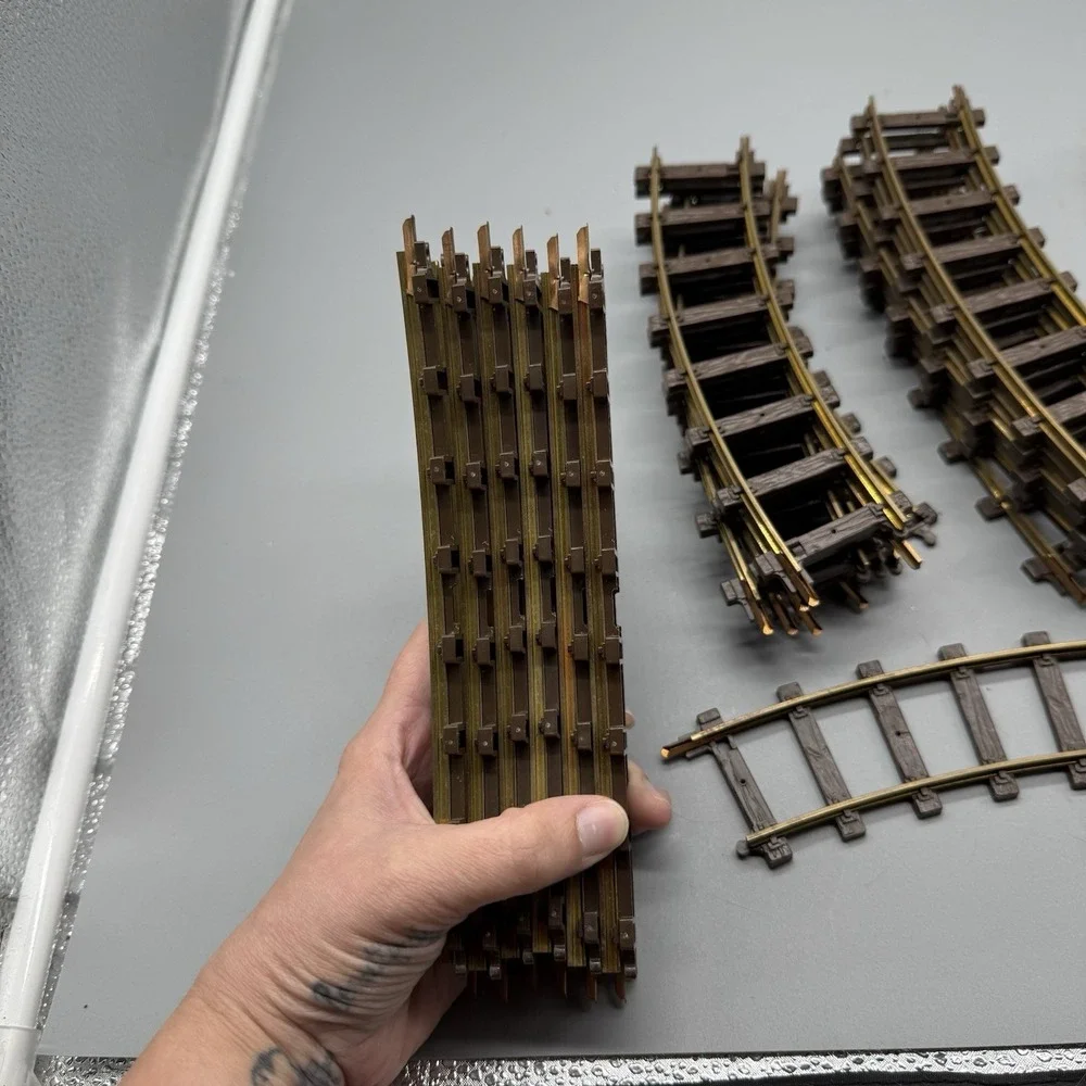 Walthers Faller Rocky Mountain Express Track Lot 19 Pc Curve & Supports 3895
